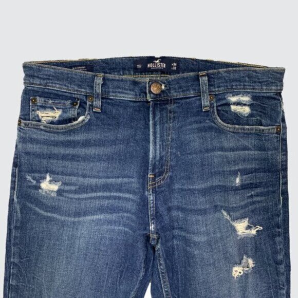 Hollister Men's Epic Flex Slim Straight Leg Jeans - Picture 4 of 10